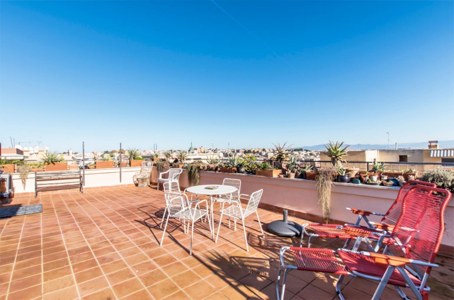 Apartament Rosa'S Terrace Roma Panoramic Penthouse Zewnętrze zdjęcie
